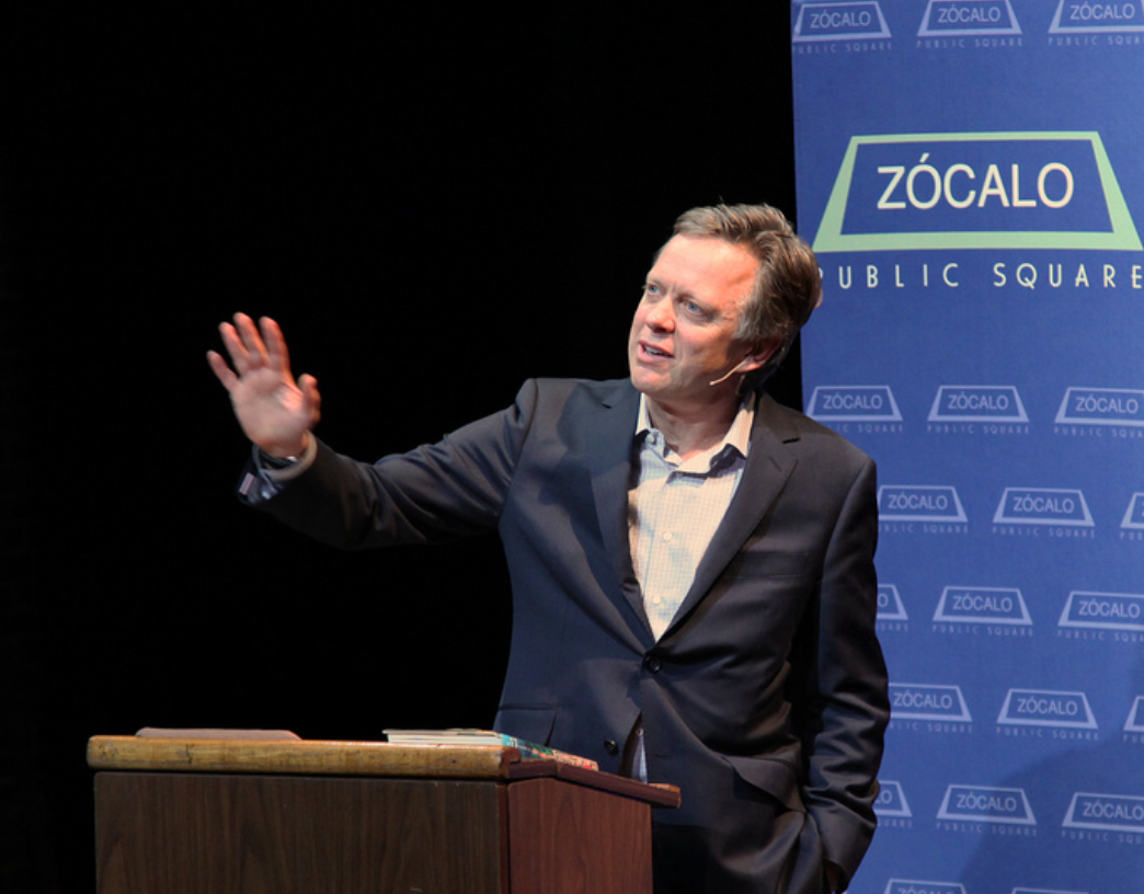 image of ted conover at zocalo talk