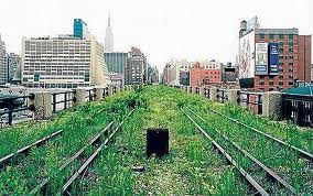 The High LIne, before it was reborn as a park.