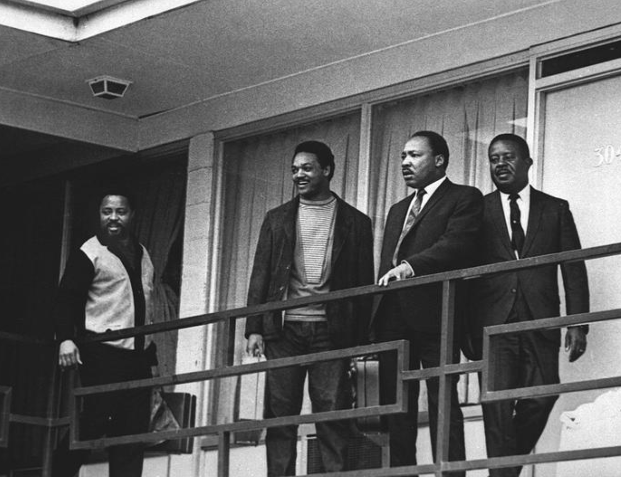 MLK black and white image