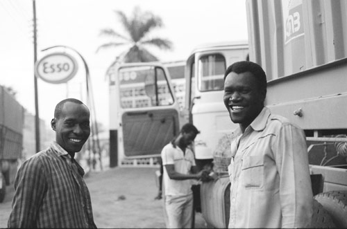 Obadiah (r) and Stephen in Mwanza, Tanzania, 1992.