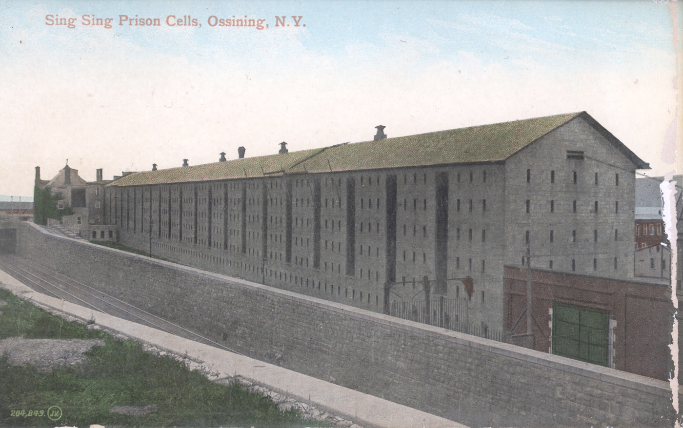 Original cellblock, view to the southwest of sing-sing prison